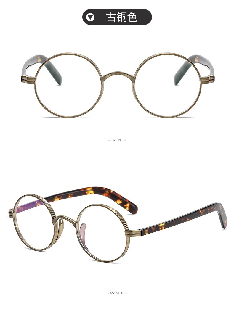 Pure Titanium Hand Made Retro Eyeglass Frames Round Japanese Spectacles Glasses 2
